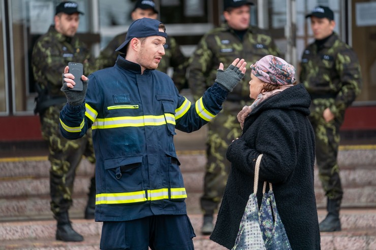 Protest v seriáli Hranica