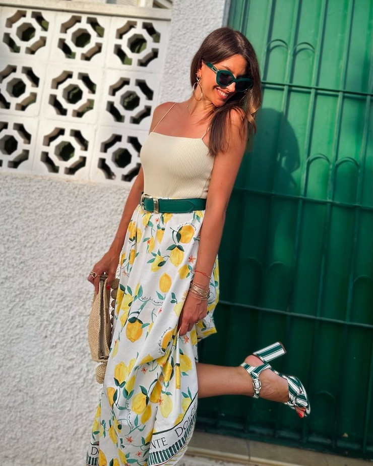 Nákupné maniačky - citrónová potlač