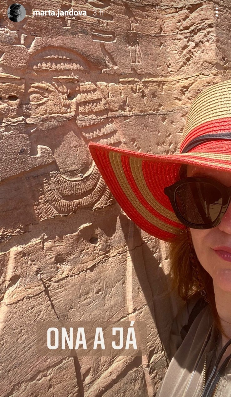 Marta Jandová v Egypte