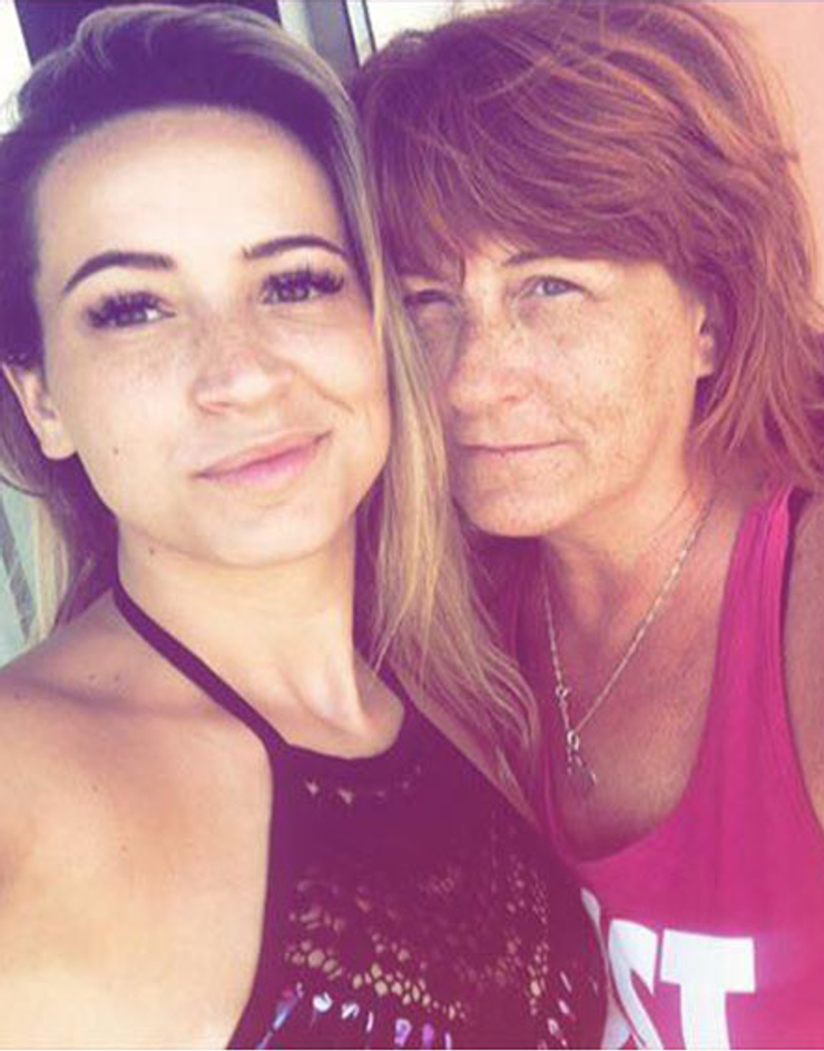 Dominika Mirgová s maminou