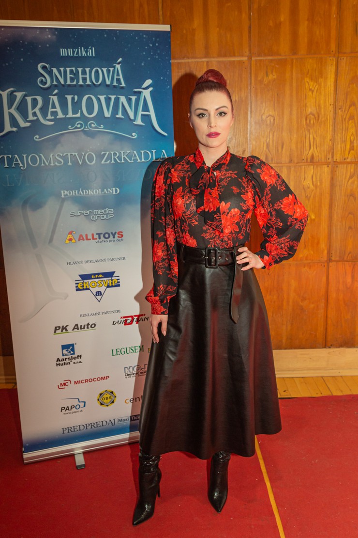 Barbora Švidraňová v muzikáli Snehová kráľovná