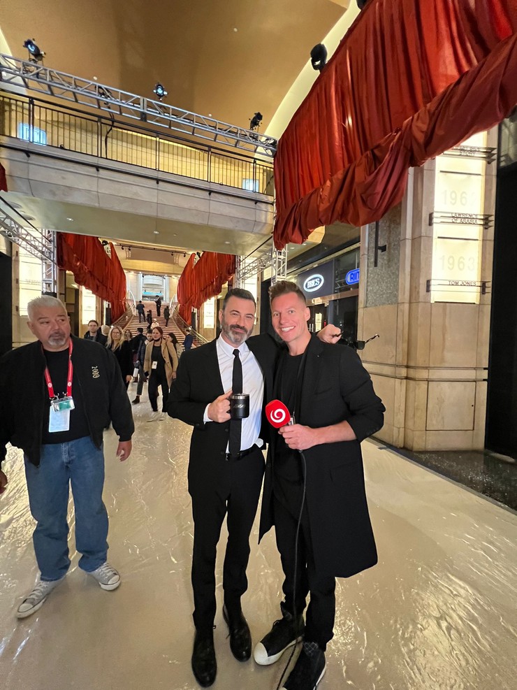 Thomas Puskailer na Oscaroch a Jimmy Kimmel