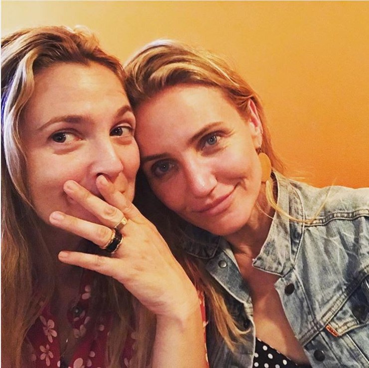 Drew Barrymore a Cameron Diaz