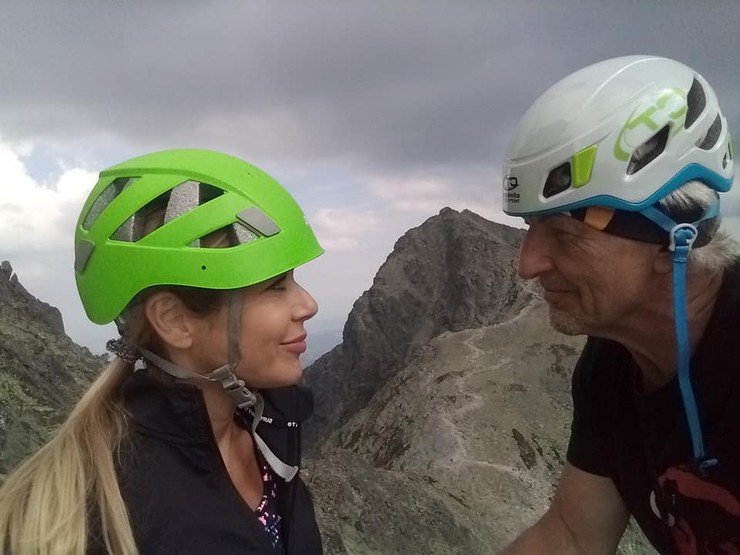 Jožo Kubáni s partnerkou Dankou