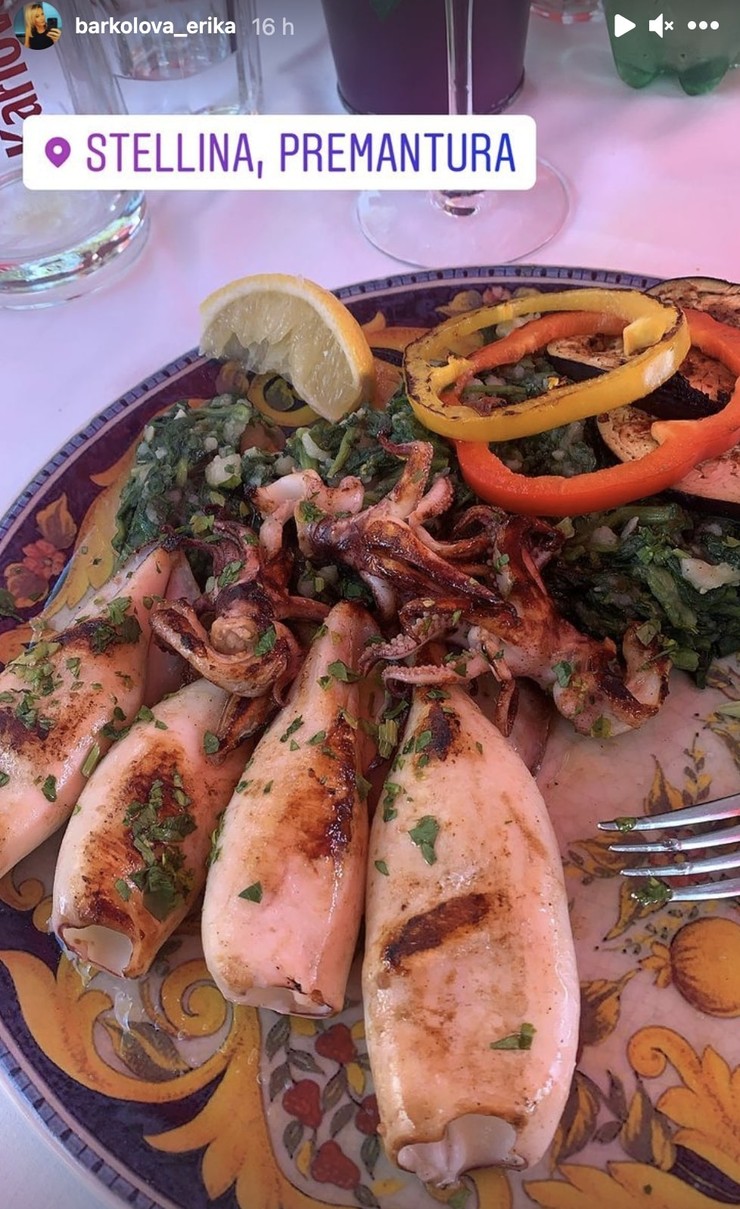 Erika Barkolová na dovolenke