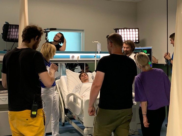 Nakrúcanie seriálu Nemocnica