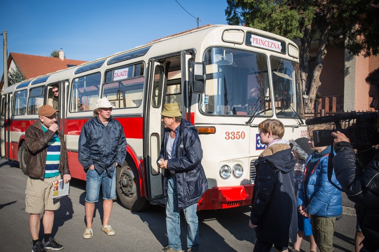 Prázdniny - Nakrúcanie s autobusom Princezná