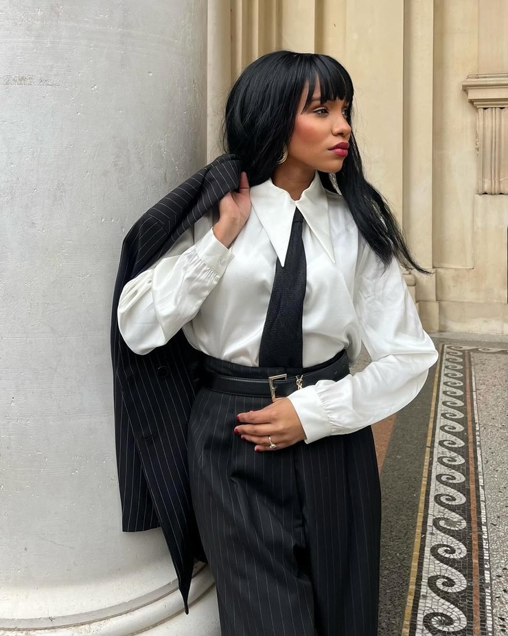 Nákupné maniačky - saténová košeľa