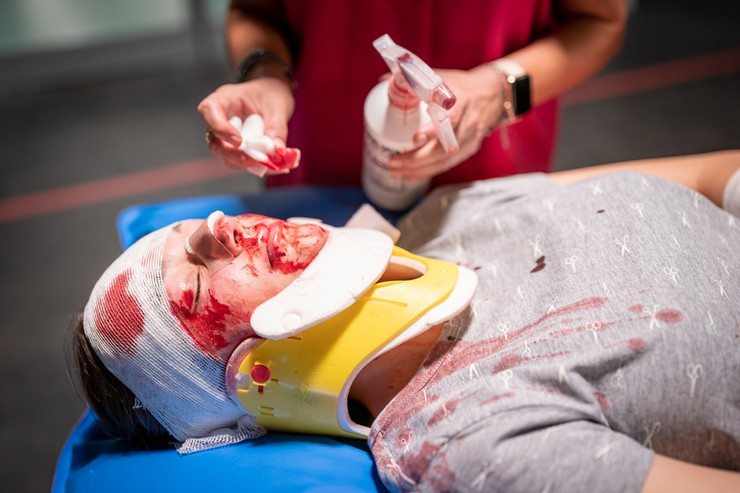 Nemocnica - tvorba zranení