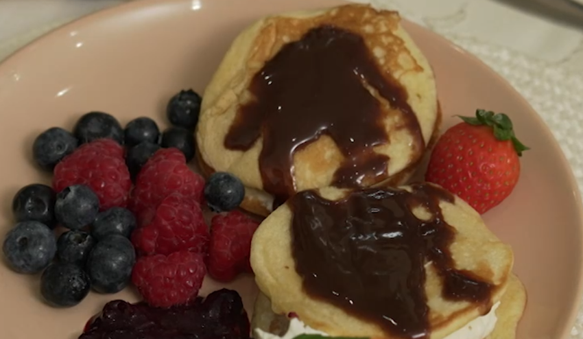 Dezert:  Pampúšiky z kríkov