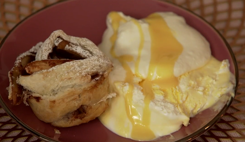 Dezert: Pečené ruže