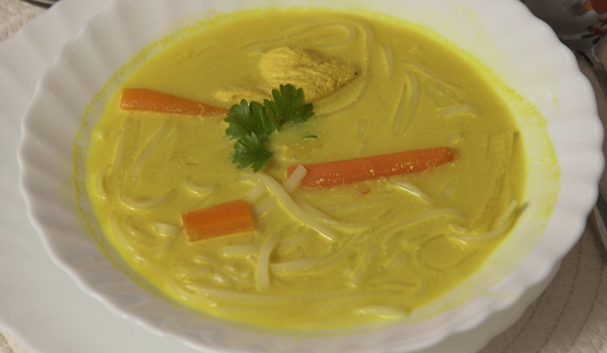 Polievka:  Vznikla z čaju