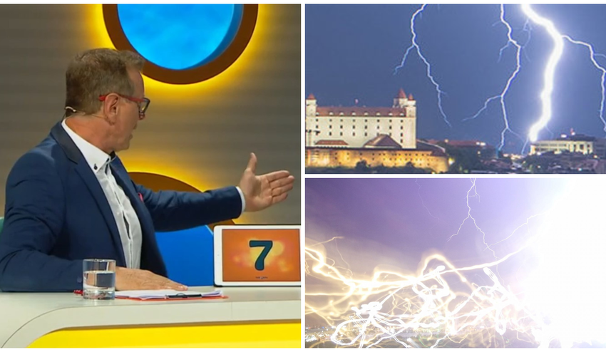 Krásne fotky, ktoré obleteli Slovensko! Tento muž nafotil Dankov stožiar zasiahnutý bleskom