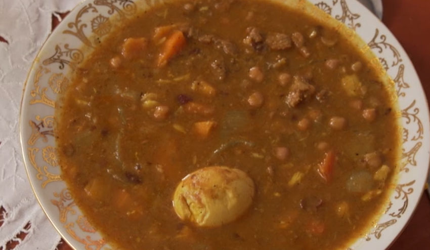 Hlavné jedlo: Čolent