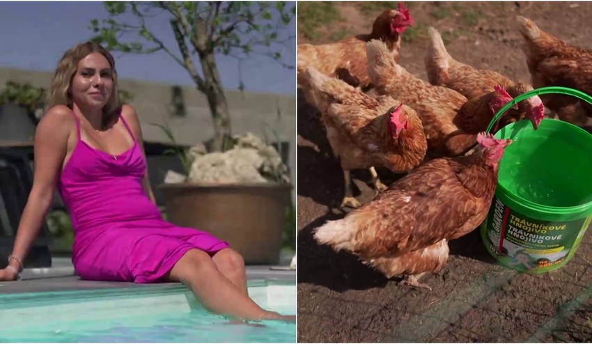 Klaudia v Bez servítky ukáže svoju luxusnú haciendu, no aha: Vedľa bazéna chová sliepky!