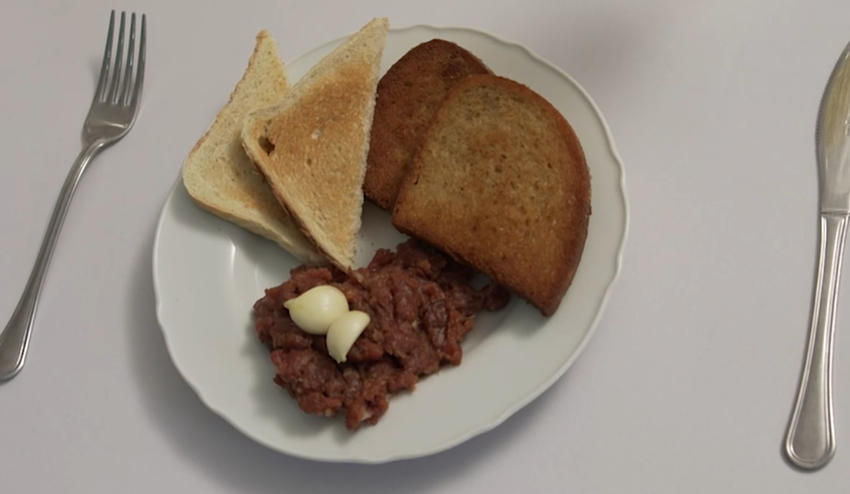 Predjedlo: Natri si to surovo!