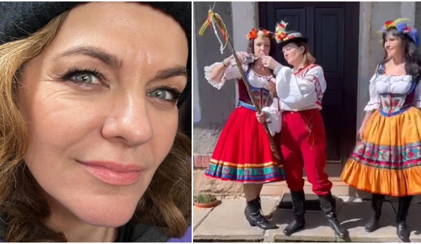 Marta Jandová a jej netradičná Veľká noc: V úlohe šibača sa tentokrát ocitla ona sama!
