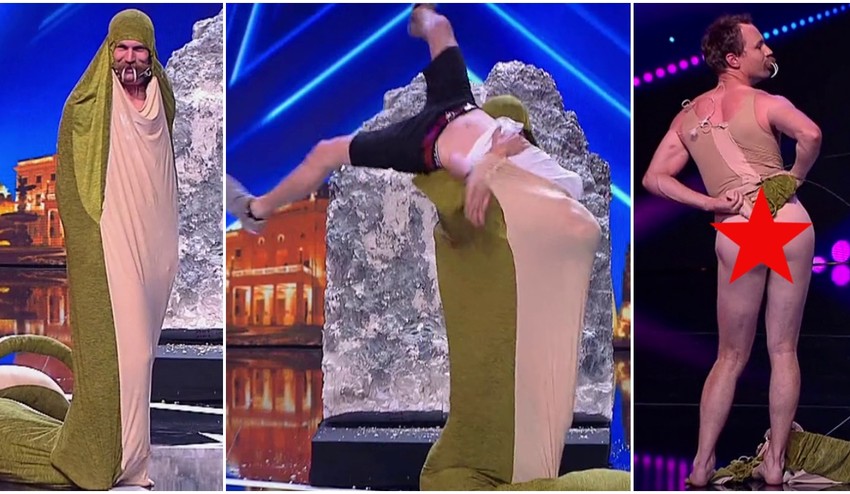 Tento blázon vás rozseká: Najprv zožral malého Miša, potom otrčil zadok v tangáčoch!