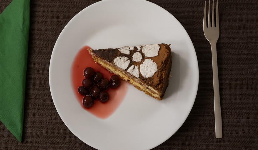 Tiramisu torta s korpusom z mandľovej múky