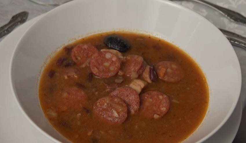 Polievka:  Plynová clona