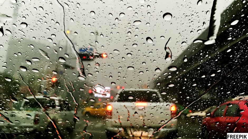 dážď ilustračné foto