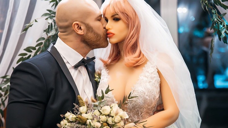 svadba s gumenou ancou