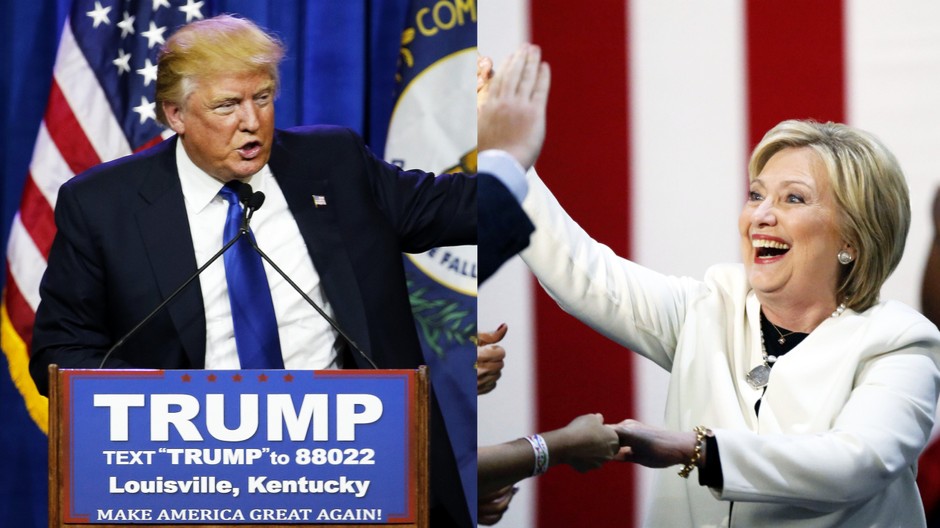 Donald Trump, Hillary Clinton