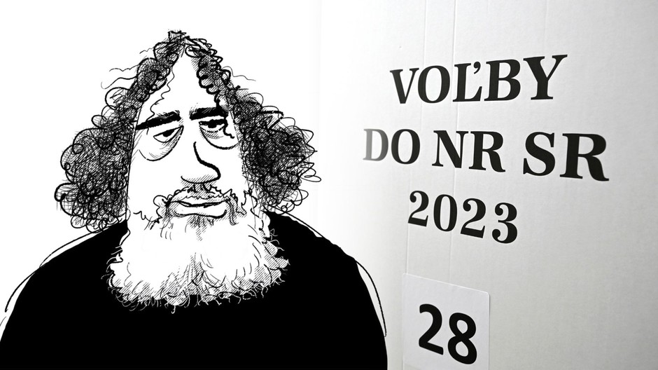 Arpád karikatúra voľby