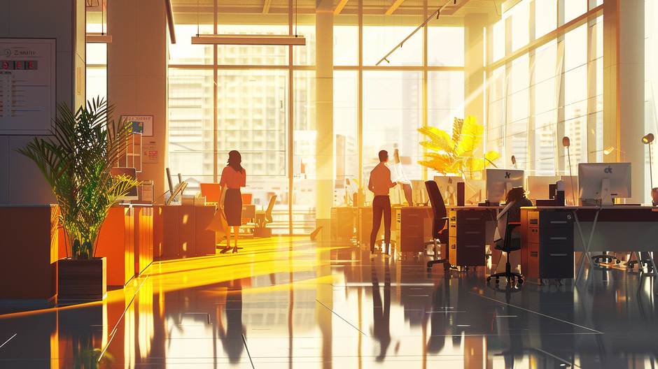 03 ai office kancelária leto klíma horúco horúčava teplo