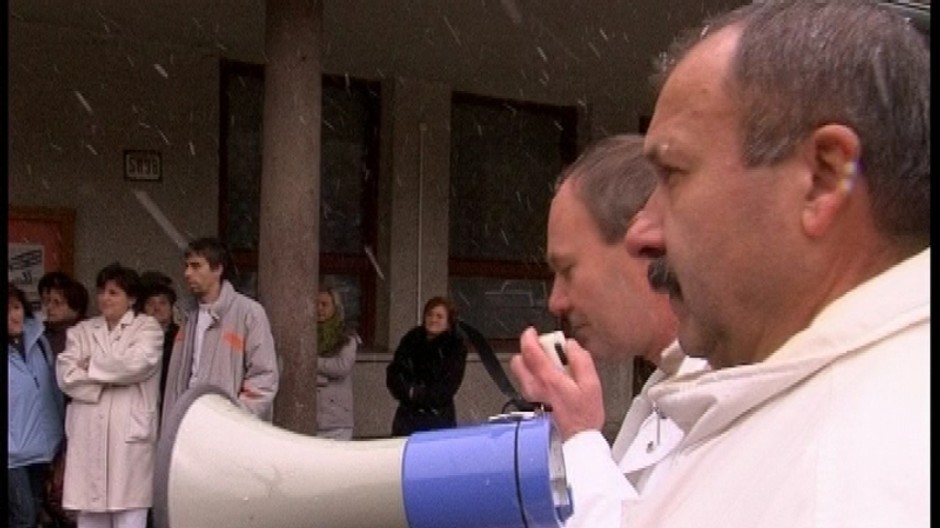 lekari protest vpredu jeden amplion