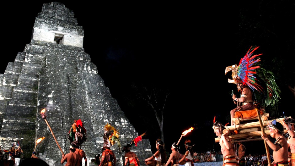 Guatemala chrám Mayovia