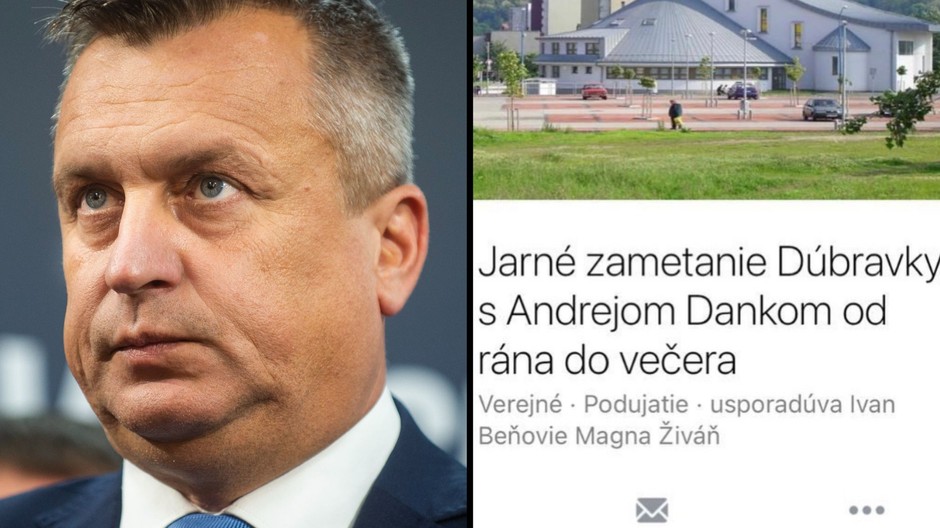 Andrej Danko zametanie dúbravky