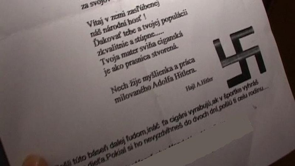 hanlivý list s hákovým krížom