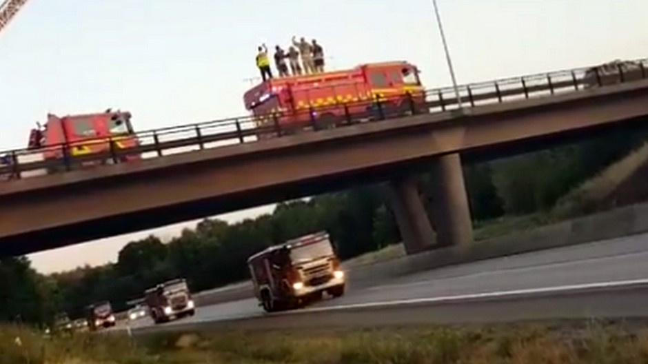 Hasiči, Švédsko,privítanie