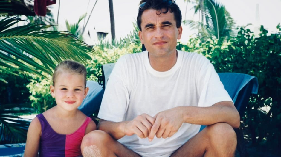 Patrície Solaříková s otcom