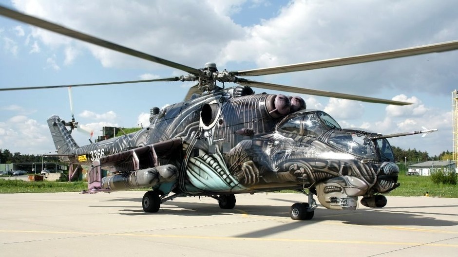 Alien Tiger Mi-24 česká armáda 3