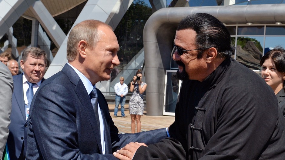 Vladimir Putin, Steven Seagal