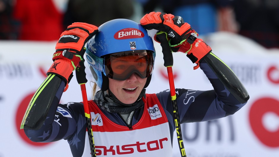 Shiffrinová lyžovanie