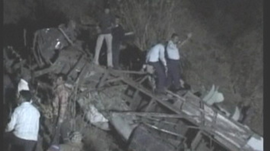 Nehoda autobusu v Indii