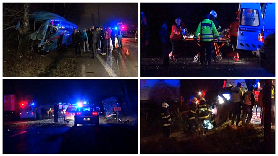 Nehoda autobusu STRÁŇAVY, OKRES ŽILINA