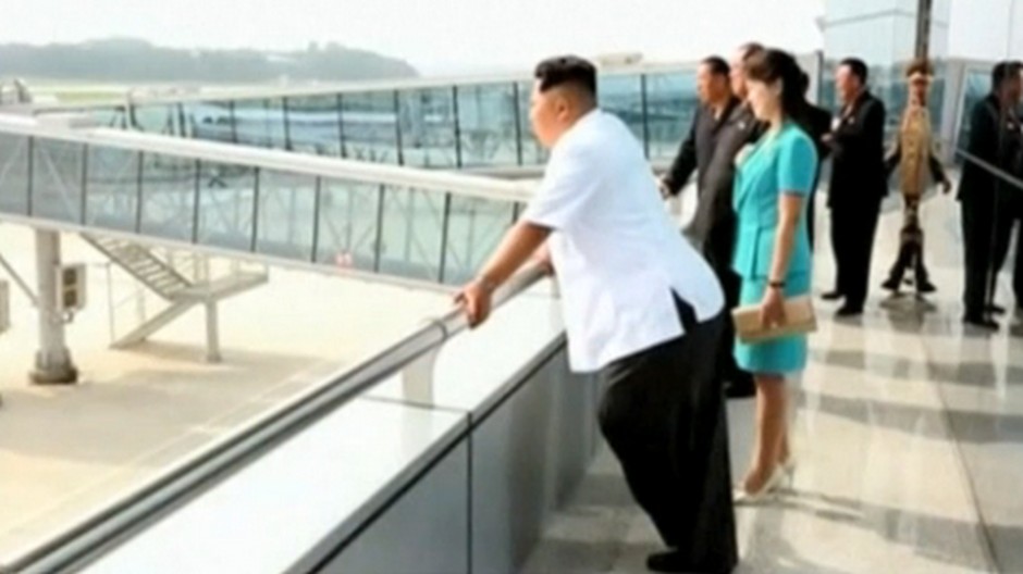 Severná Kórea - nový terminál na letisku, Kim Čong-un 3