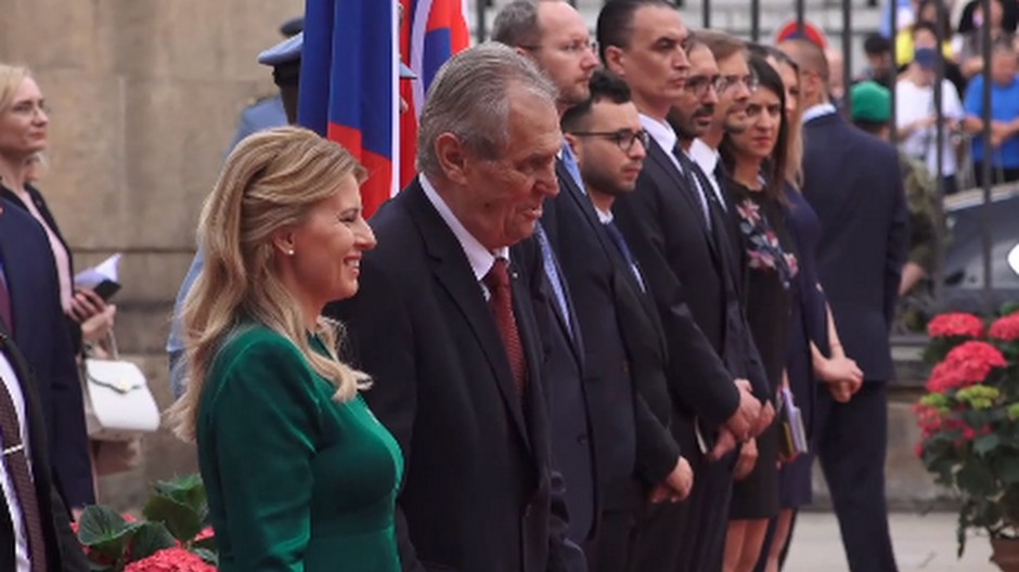 Zuzana Čaputová a Miloš Zeman
