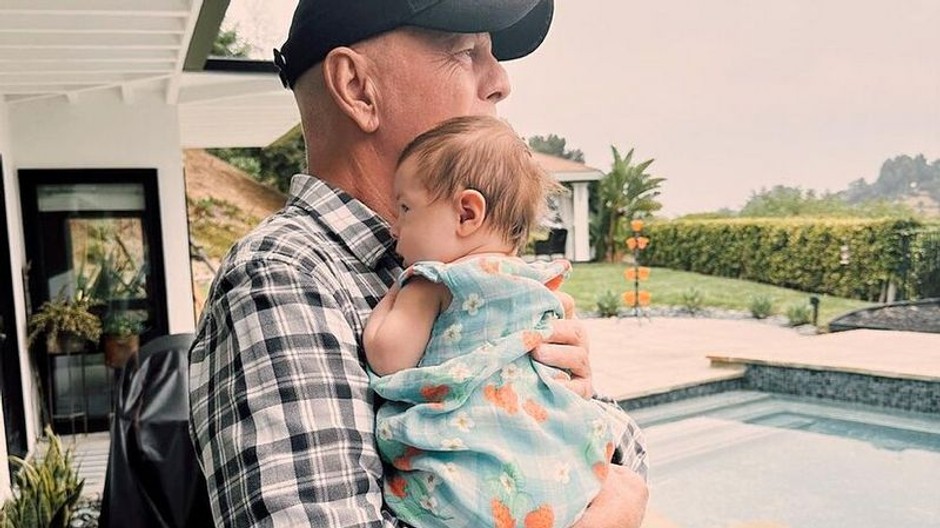 Bruce Willis s vnučkou