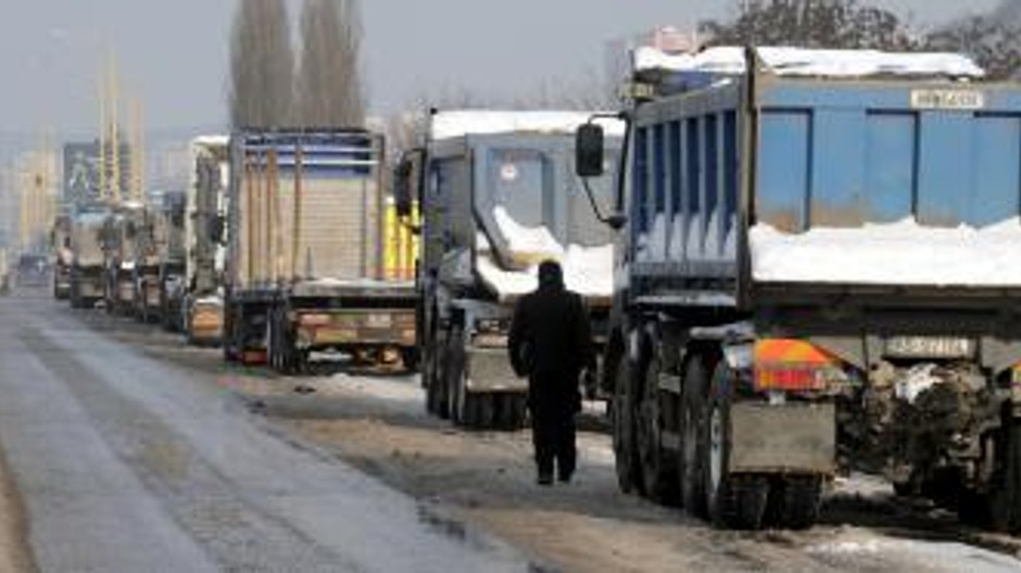 kamiony a nakladiaky, strajk