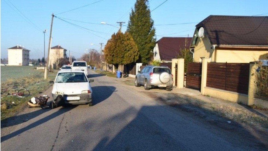 Nehoda v obci Lehnice