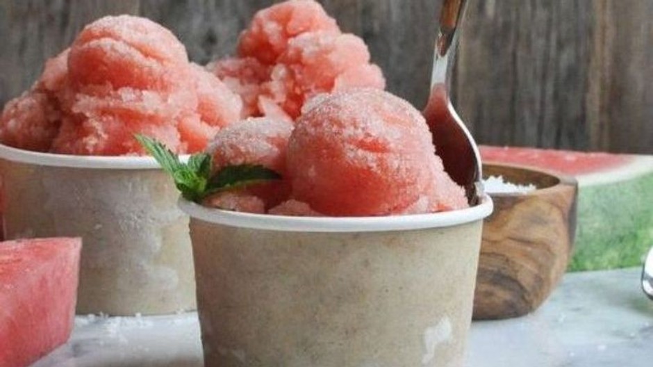 melónový sorbet