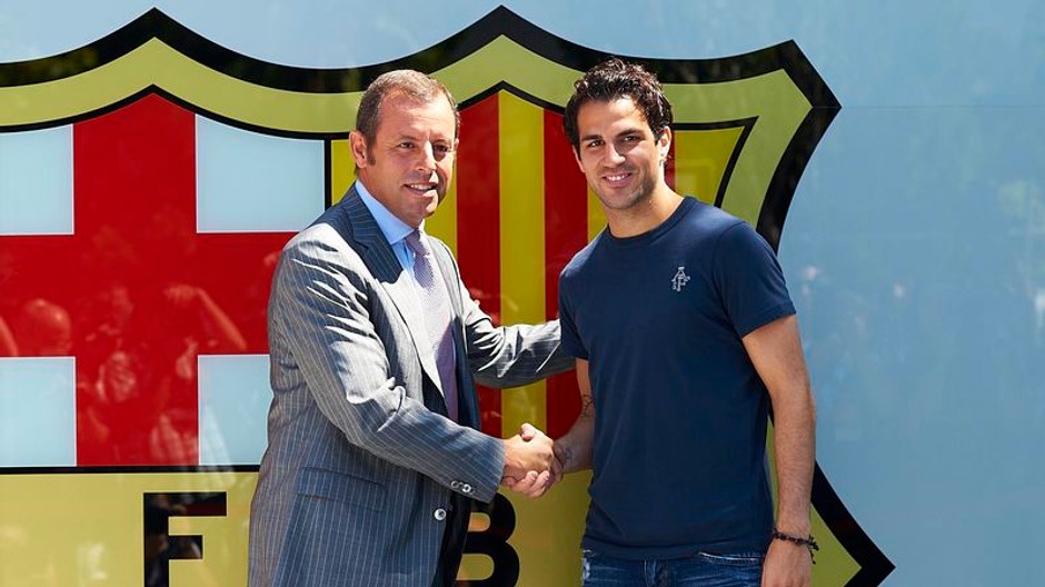 Fabregas v Barcelone
