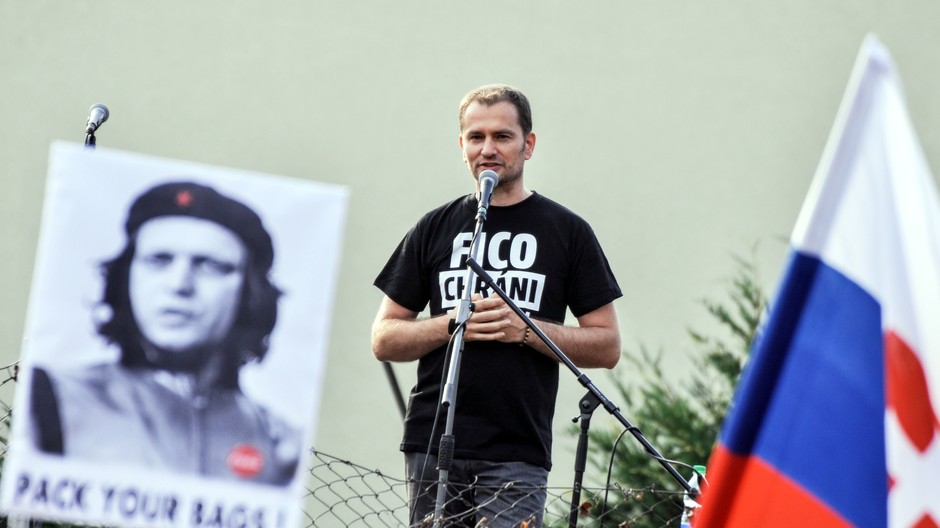 Bonaparte, protest proti Robertovi Kaliňákovi