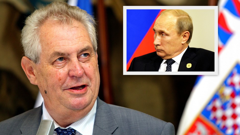 Miloš Zeman a Vladimir Putin