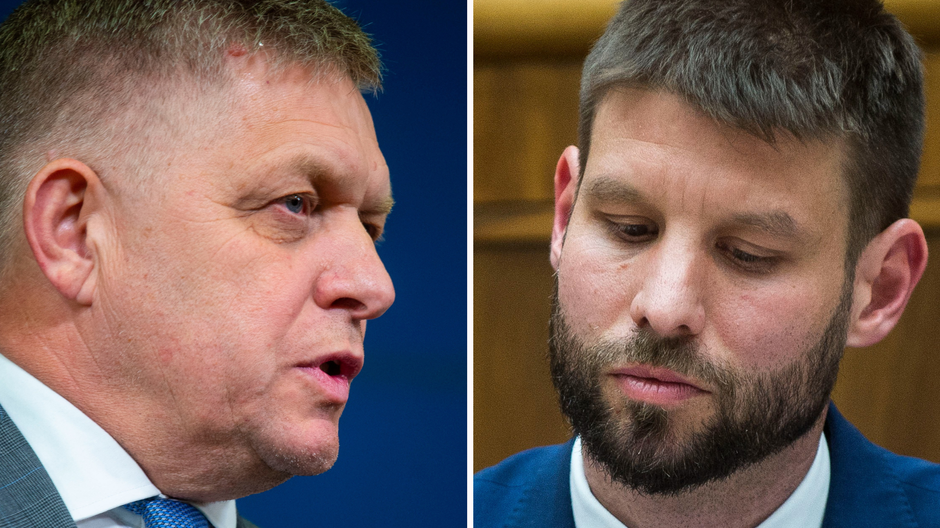 Robert Fico a Michal Šimečka